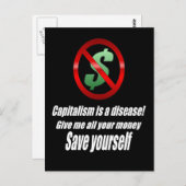 Carte postale Capitalisme (Devant / Derrière)
