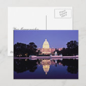 Carte Postale Capitol américain (Devant / Derrière)