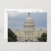 Carte Postale Capitol américain (Devant / Derrière)