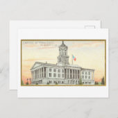Carte Postale Capitol Building à Nashville, Tennessee (Devant / Derrière)