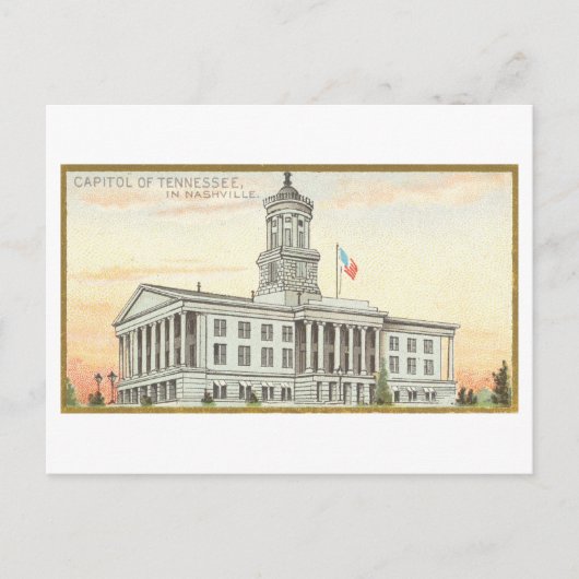 Carte Postale Capitol Building à Nashville, Tennessee (Devant)