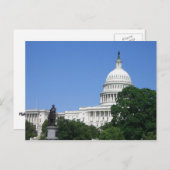 Carte Postale Capitol Building à Washington DC (Devant / Derrière)