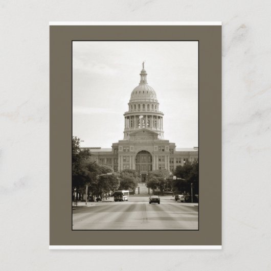 Carte Postale Capitol Building, Austin, TX (Devant)