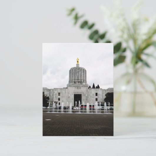Carte Postale Capitol de l'Oregon (Debout devant)