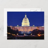 Carte Postale Capitol des Etats-Unis de Washington DC au (Devant / Derrière)