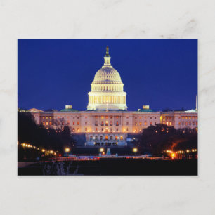 Carte Postale Capitol des Etats-Unis de Washington DC au