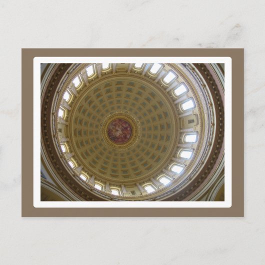 Carte Postale Capitol Dome - Madison (Devant)
