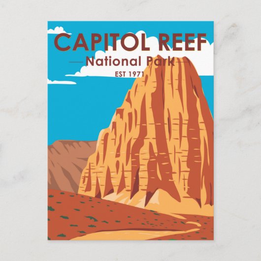 Carte Postale Capitol Reef National Park Cathedral Valley Loop (Devant)