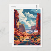 Carte Postale Capitol Reef National Park Utah USA (Devant / Derrière)