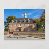 Carte Postale Capitole de Colonial Williamsburg (Devant)