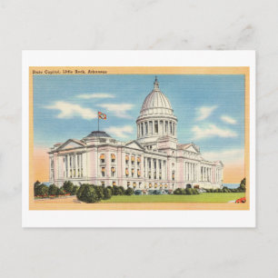 Carte Postale Capitole de l'Etat, Arkansas Vintage