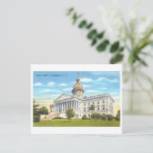 Carte Postale Capitole de l'État de Columbia, Caroline du Sud, (Debout devant)