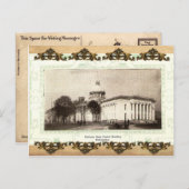 Carte Postale Capitole de l'État de l'Alabama construire une vie (Devant / Derrière)