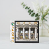 Carte Postale Capitole de l'état de l'Alaska à Juneau (Debout devant)