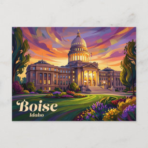Carte Postale Capitole de l'État de l'Idaho États-Unis