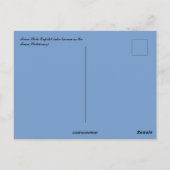 Carte Postale Capitole de l'État de l'Iowa (Dos)