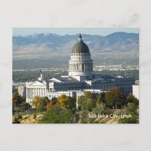 Carte Postale Capitole de l'État de l'Utah (Devant)