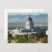 Carte Postale Capitole de l'État de l'Utah (Devant / Derrière)
