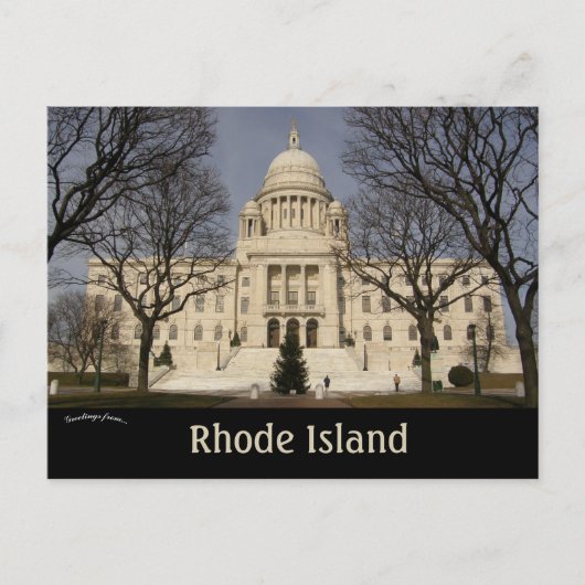 Carte Postale Capitole de l'État de Rhode Island Providence Rhod (Devant)