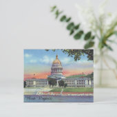 Carte Postale Capitole de l'État de Virginie-Ouest (Debout devant)