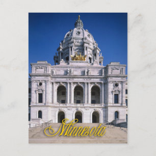 Carte Postale Capitole de l'état du Minnesota à Saint Paul