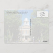 Carte Postale Capitole de l'État du Nevada, Carson City (Dos)