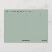 Carte Postale Capitole de l'État du Wisconsin Madison Wisconsin (Dos)