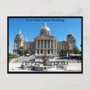 Carte Postale Capitole de l'Iowa