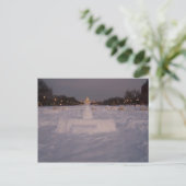 Carte Postale Capitole de neige (Debout devant)