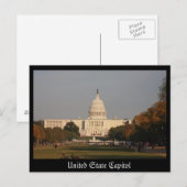 Carte Postale Capitole des États-Unis (Devant / Derrière)