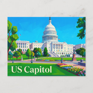 Carte Postale Capitole des États-Unis District de Columbia