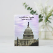 Carte Postale Capitole des États-Unis, Washington, DC (Debout devant)