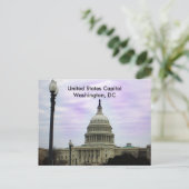 Carte Postale Capitole des États-Unis, Washington, DC (Debout devant)