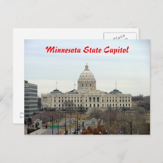 Carte Postale Capitole d'État (Devant / Derrière)