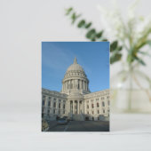 Carte Postale Capitole d'État - Madison (Debout devant)