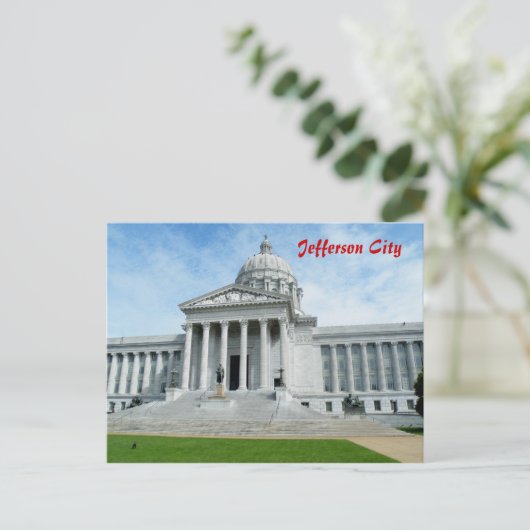 Carte Postale Capitole du Missouri (Debout devant)