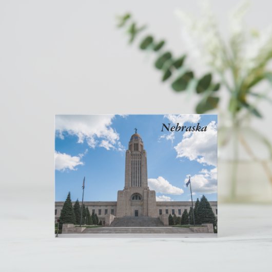 Carte Postale Capitole du Nebraska (Debout devant)
