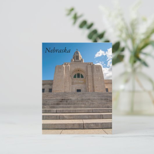 Carte Postale Capitole du Nebraska (Debout devant)
