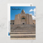 Carte Postale Capitole du Nebraska (Devant / Derrière)