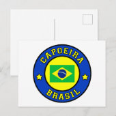 Carte Postale Capoeira Brasil (Devant / Derrière)