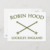 Carte Postale capot de braquage de serrure (Devant / Derrière)