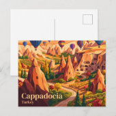 Carte Postale Cappadoce Turquie (Devant / Derrière)