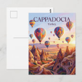 Carte Postale Cappadoce Turquie (Devant / Derrière)