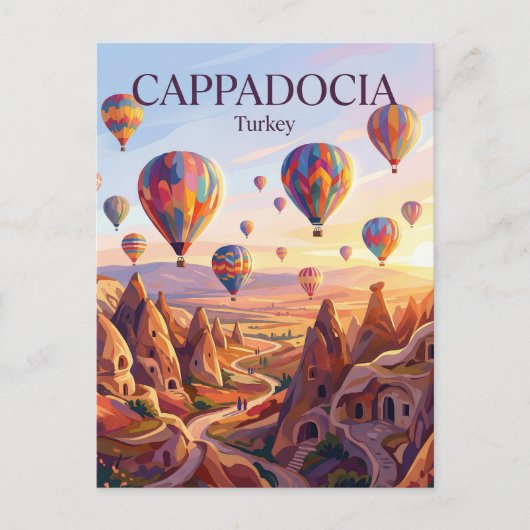 Carte Postale Cappadoce Turquie (Devant)