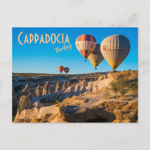 Carte Postale Cappadoce, Turquie : Ballons à air chaud