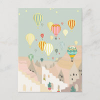 Cappadocia Day Art | Hot Air Balloon Turquie Trave