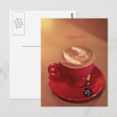 Carte Postale Cappuccino (Devant / Derrière)