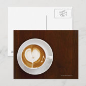 Carte Postale Cappuccino avec amour (Devant / Derrière)