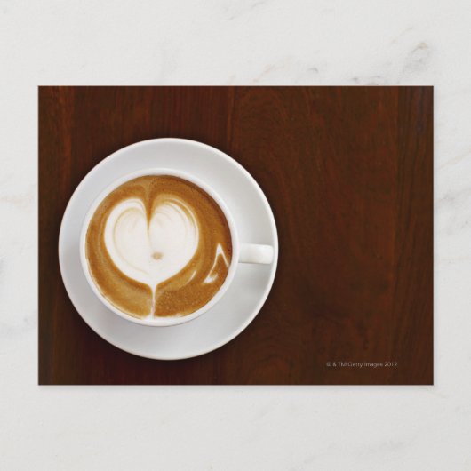 Carte Postale Cappuccino avec amour (Devant)