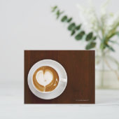 Carte Postale Cappuccino avec amour (Debout devant)
